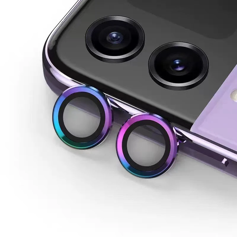 Titangraues Metall aus gehärtetem Glas, Kameraobjektivabdeckung, Displayschutzfolie für iPhone 16 15 Pro Max 14 15 Plus 13 Schutz 12 14Pro Image