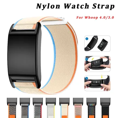 Weiches Nylon-Uhrenarmband für WHOOP 4.0, verstellbares Ersatz-Fitness-Sport-Atmungsaktives Image