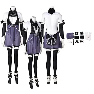 Stellar Fantasia Blade Nier EVE Cosplay Overall Kostüm Erwachsene Frauen Body Handschuhe Outfits Image