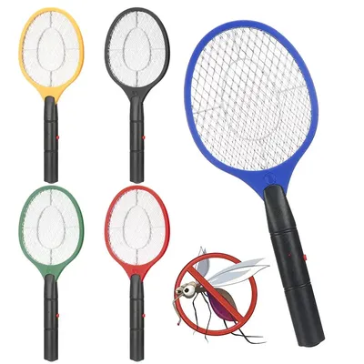 Electric Fly Insect Bug Zapper Bat Handheld Insect Fly Swatter Racket Portable Mosquitos Killer Pest Control For Bedroom Insects