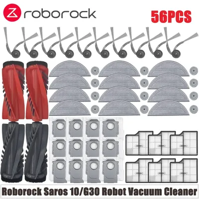 Roborock Saros 10 / Roborock G30 Staubsaugerteile Hauptseitenbürste Filter Staubbeutel Ersatzteile Image