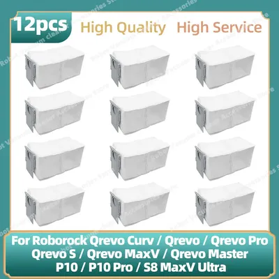 Dust Bag Fit For Roborock Qrevo Curv / Qrevo / Qrevo Pro / Qrevo S / Qrevo MaxV / Qrevo Master / P10