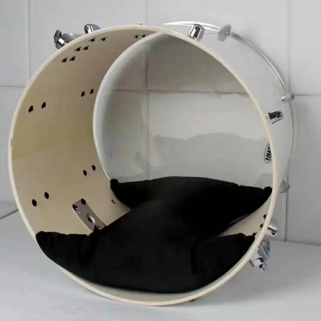 Bass Drum Kissen Jazz Drum Dämpfer Muffling Werkzeug Hohe Qualität Faser Mute Pad Percussion Instrument Teil Drum Set Kit Zubehör Image