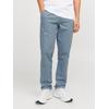 Chinos JACK & JONES "JPSTMARCO JJFURY ANA", Herren, Gr. 29, Länge 30, blau (blau mirage), Web, Obermaterial: 98% Baumwolle, 2% Elasthan, unifarben, modisch, slim fit normal, Hosen