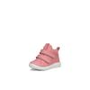Lauflernschuh ECCO "SP.1 LITE", Kinder, Gr. 22, rosa, Leder, Textil, casual, Schuhe, Klettschuh, High Top Sneaker mit wasserdichter GORE-TEX Membrane