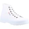 Superga 2341 Alpina Harz Ösen 100% Baumwolle Damen Weiß Stiefel