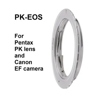 PK-EOS For Pentax PK K mount Lens - Canon EOS EF Mount Adapter Ring PK-EF K-EF for Canon 5D 5D2 5D3