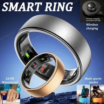For Xiaomi Smart Ring Men Women with Wireless Charging,Health and Sleep Monitor,5ATM