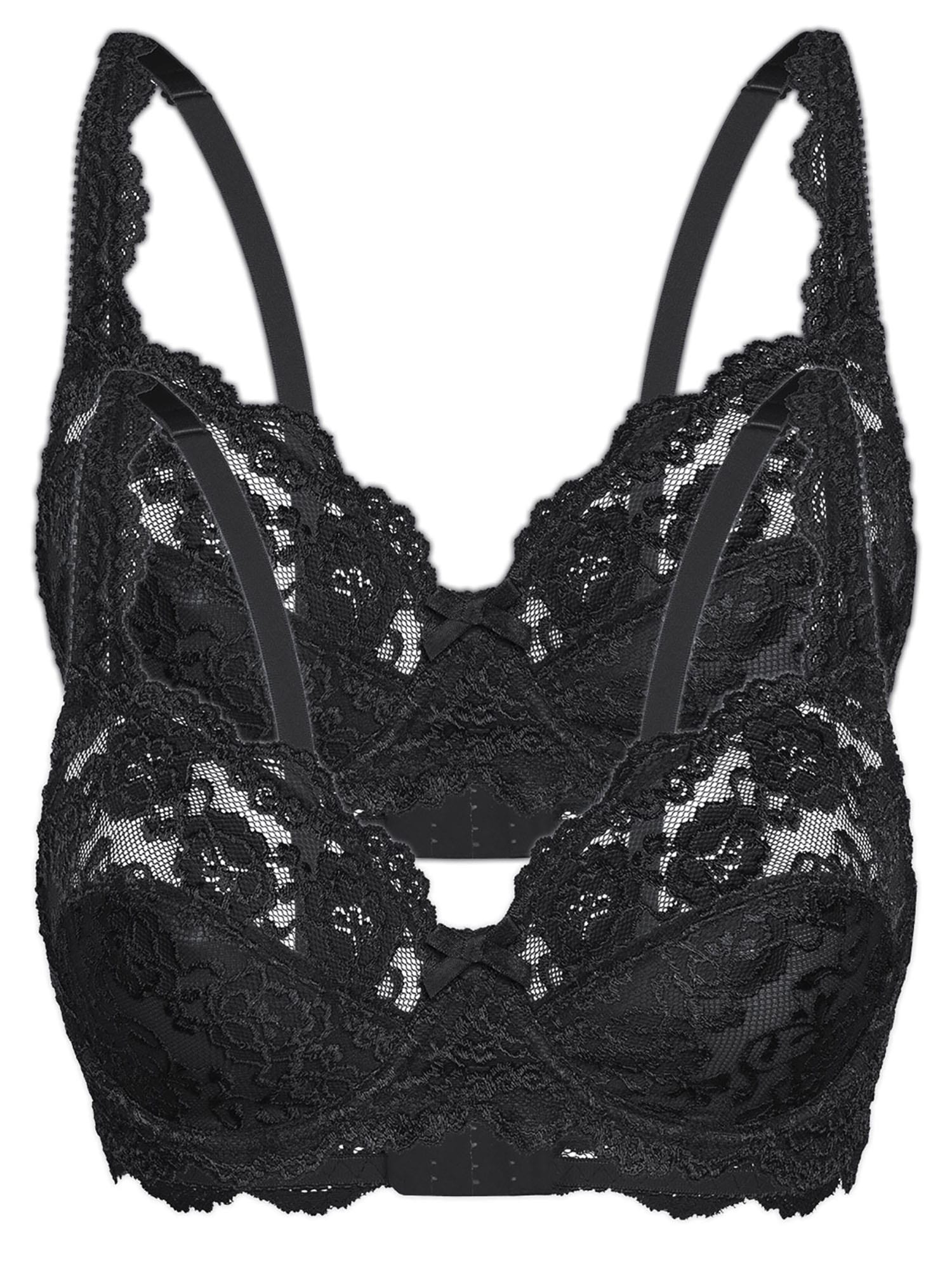 Bügel-BH SASSA "2er Pack Bügel BH CLASSIC LACE", Damen, Gr. 80, Cup C, schwarz (schwarz schwarz), Obermaterial: 90% Polyamid PA. 10% Elasthan EL., BHs Bügel-BH Image