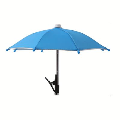 TEMU Mini With Stand - Polyester, Rainproof & Anti-reflective Phone Shade, Live Streaming & Cyclists, Live Streaming Umbrella | Modern | Polyester Umbrella Image
