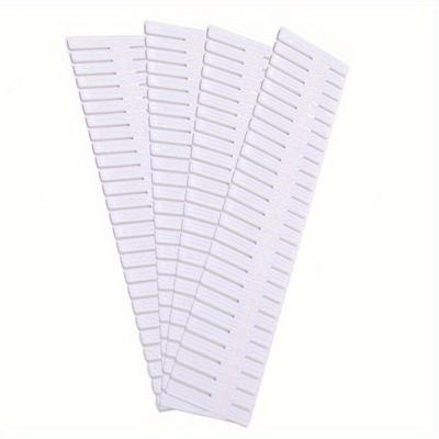 TEMU 4pcs Adjustable Plastic Drawer Dividers - Diy Grid Organizer For Storage Solutions Image