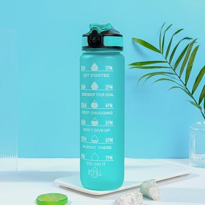 TEMU Stylish Gradient Space-themed Insulated Water Bottle With Digital Display - Portable, Leak-proof, And Lockable Lid For Fitness And Outdoor Use, Outdoor Hydration|futuristic Design| Image