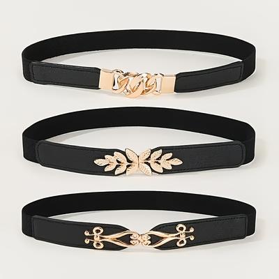 TEMU 3pcs Women's Fashion Elastic Waistband Set - Versatile And Trendy, Dresses, Shirts, Coats, And Suits Image