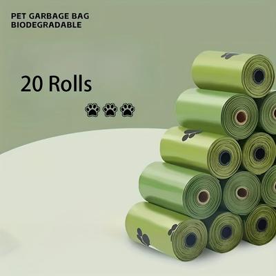 TEMU Dog Poop Cleaning Bags, 300 Biodegradable Dog Poop Cleaning Bags, High-quality, Leak-proof Pet Waste Bags Image