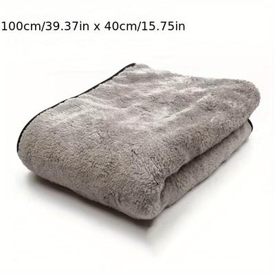 TEMU Microfiber Towel Super Absorbency Car Cleaning Drying Towel Multifunctional Cloths For Car Wash Accessories, Without Battery Image