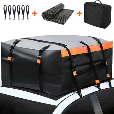 TEMU 566l Car Roof Box Foldable Roof Box Storage Box Waterproof Roof Bag Roof Luggage Storage Box For Travel And Luggage Transport Image
