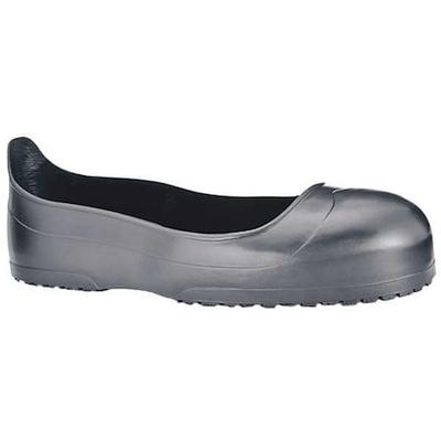 SHOES FOR CREWS 54 Overboots, Plain Toe, Rubber, 2 in Height, Pull On Closure,