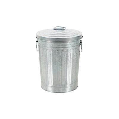 Verzinkter Abfalleimer mit Deckel 20l - Linder Exclusiv Image