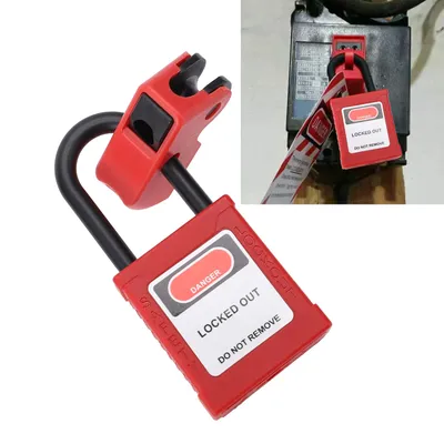 Circuit Breaker Lockout Circuit Breaker Lockout Device Small and Medium Sized Circuit Breaker Lock for Electrician Maintenance