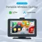 Universelle 7-Zoll-Autoradio tragbare drahtlose Apple Carplay Android Auto Stereo Multimedia Touchscreen Bluetooth-Navigation
