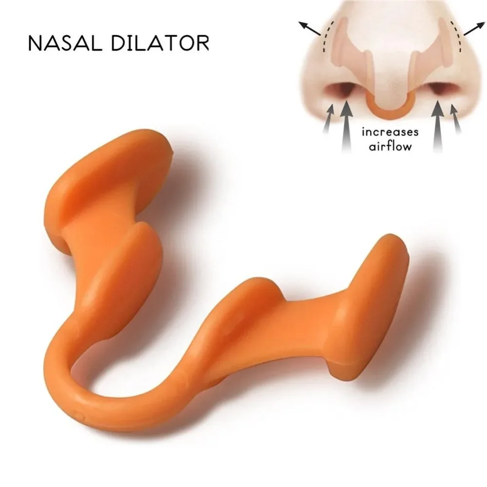 Silikon Nase 1Pc Clip Anti Schnarchen Nasen Dilatator Stop Schnarchen Hilfe Einfach Atmen Verbessern Schlaf Rhinitis Image
