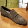 NEU 2025, französische elegante Herren-Loafer, Business-formelle Freizeit-Lederschuhe,