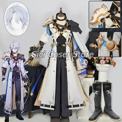 Honkai Star Rail Phainon Cosplay Kostüm Perücke Handschuhe Zubehör Phainon Schuhe Stiefel Halloween Image