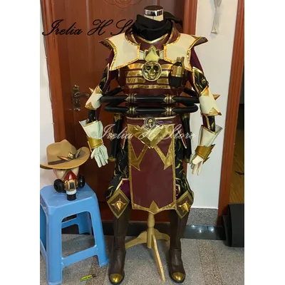 Irelia H Store Erosion von APEX Erosion Cosplay-Kostüm für Herren, komplettes Set mit Hut, Schuhen, Image