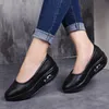 Neue Frühling Frauen Schuhe weibliche Mokassin Slip-On leichte Frauen Keil Freizeit schuhe dicke