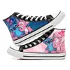 Disney Frauen Cartoon Stitch Canvas Schuhe Turnschuhe Schulmädchen Freizeitschuhe