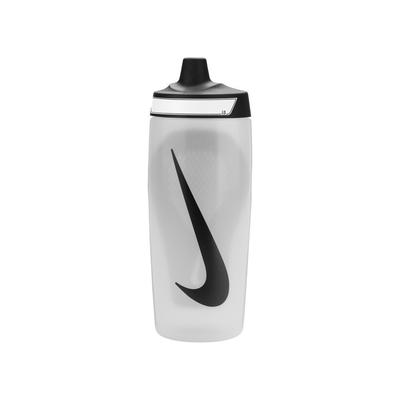 Nike - Wasserflasche "Refuel", Mit Silikon-Noppen (Natürlich/Schwarz) Image