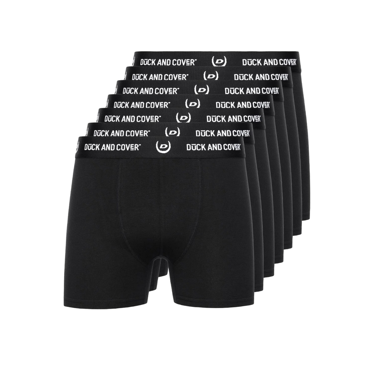 Duck and Cover - "Anvilli" Boxershorts für Herren(7er-Pack) (Schwarz) Image