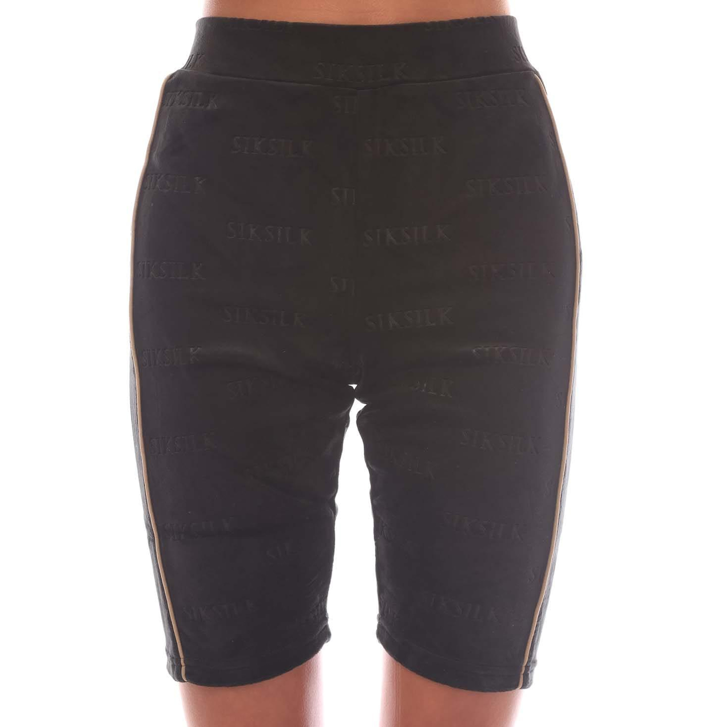 SikSilk - Radlershorts für Damen (Schwarz) Image