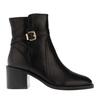 Dune London - Damen Stiefeletten "Plotto", Leder (Schwarz)