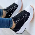 2025 femmes modèle toile baskets femmes chaussures décontractées 2024 femmes baskets chaussures plates à lacets Zapatillas Mujer Chaussure Femme