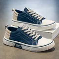 2025 été nouveaux hommes respirant polyvalent chaussures de skateboard hommes fond souple décontracté sport tendance mode toile chaussures 48 taille