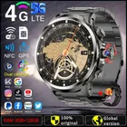 Montre connectée GPS 5G/4G, 1.95 pouces, AMOLED, batterie 1880mah, 8 go + 128 go de RAM, caméra 900W, WIFI, Google APP, téléchargement, Android 9.0