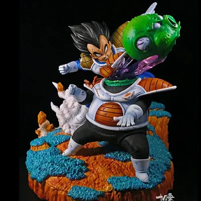 21cm/8.27in Anime Dragon Ball Z Figure Vegeta VS Guldo Figure Ginyu Force Vegeta Figure PVC