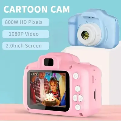 Kids Camera 1080P HD LCD Toddler Digital Camera with Shockproof Silicone Case Toys for 3-12 Year Old