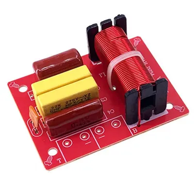 Speaker Frequency Divider Stereo Crossover WEAH-234 80W 2 Way Speaker Frequency Divider Audio Treble
