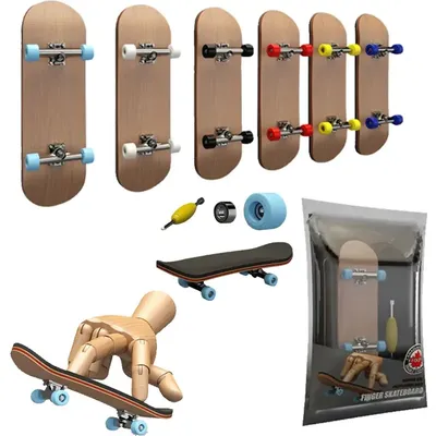 Professional Finger Skateboard Five-Layer Maple Wood Bearing Alloy Wheel Fingertip Skateboard Venue