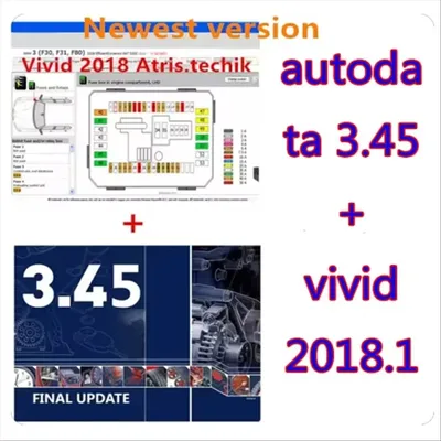 Hot AutoData 2024 latest 3.45 Car Software + Vivid Workshop Data Atris-Stakis Technik 2018.01V Multi