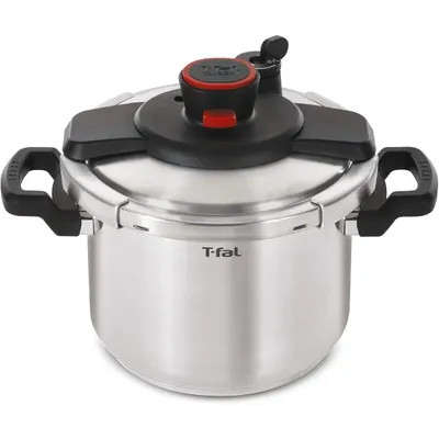 Clipso Stainless Steel Pressure Cooker 8 Quart, Induction Compatible, Secure locking System, One