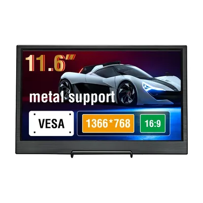 Anmite 11.6 Inch Portable Monitor HDMI-Compatible Laptop second screen Gaming Extended Display For