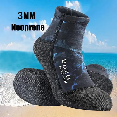 New 3mm Neoprene Wetsuit Socks Non-slip Durable Diving Surfing Socks Swimming Snorkeling Beach Sock