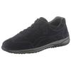 Schnürschuh GABOR "FLORENZ", Damen, Gr. 44, blau (nachtblau), Nubukleder, unifarben, sportlich, Schuhe, mit kontrastfarbenen Ziernähten, Freizeitschuh, Halbschuh, Schnürschuh