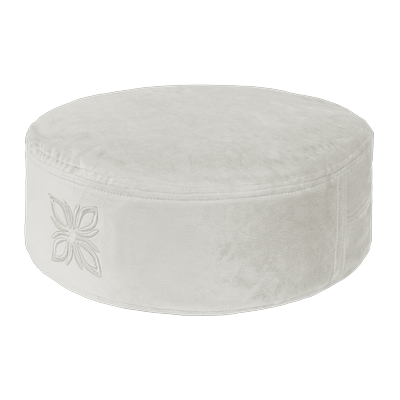 OMNANA CUSHY™ Meditationskissen Velvet 10cm MILKY MARSHMALLOW