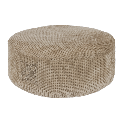 OMNANA CUSHY™ Meditationskissen Chenille 10cm SMOKY BISCUIT Image
