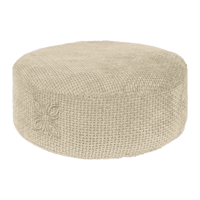 OMNANA CUSHY™ Meditationskissen Chenille 10cm MIRACLE VANILLA