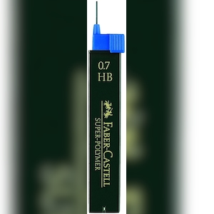 FABER CASTELL Feinminen Dose mit 12 Minen 0,7mm HB Packung mit 12 Stück Image